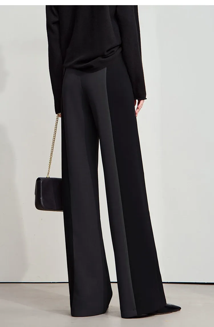 Pantalon bureau minimaliste AMII à coupe droite et cheville