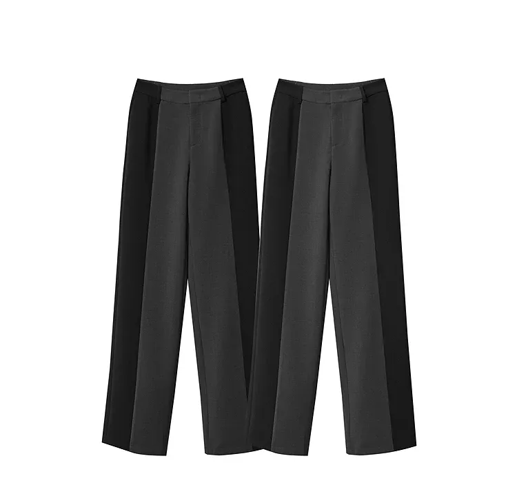 Pantalon bureau minimaliste AMII à coupe droite et cheville