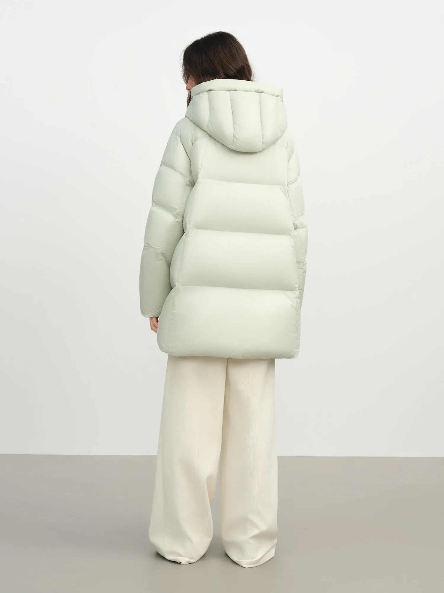 Doudoune longue bouffante ultra légère FANSILANEN pour femme