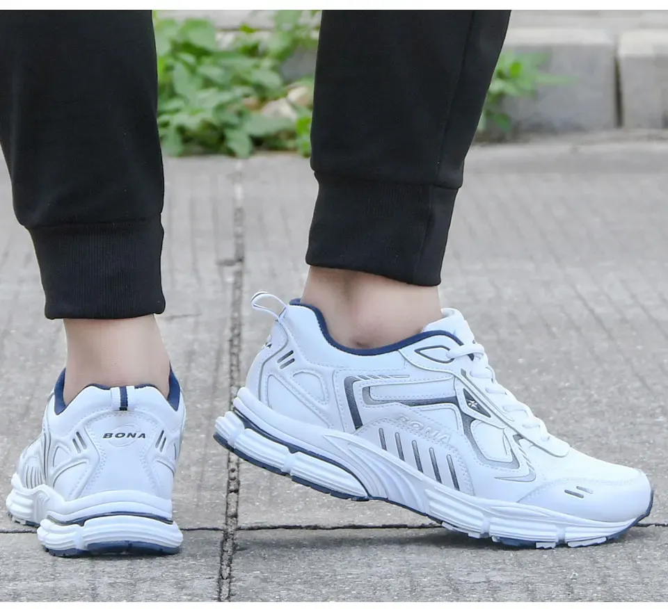 Baskets de jogging BONA pour homme, respirantes et stables