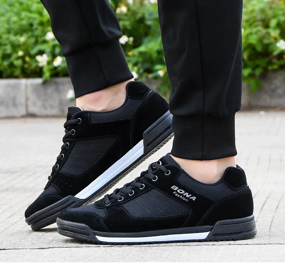 BONA chaussures de skate respirantes pour homme, usage quotidien