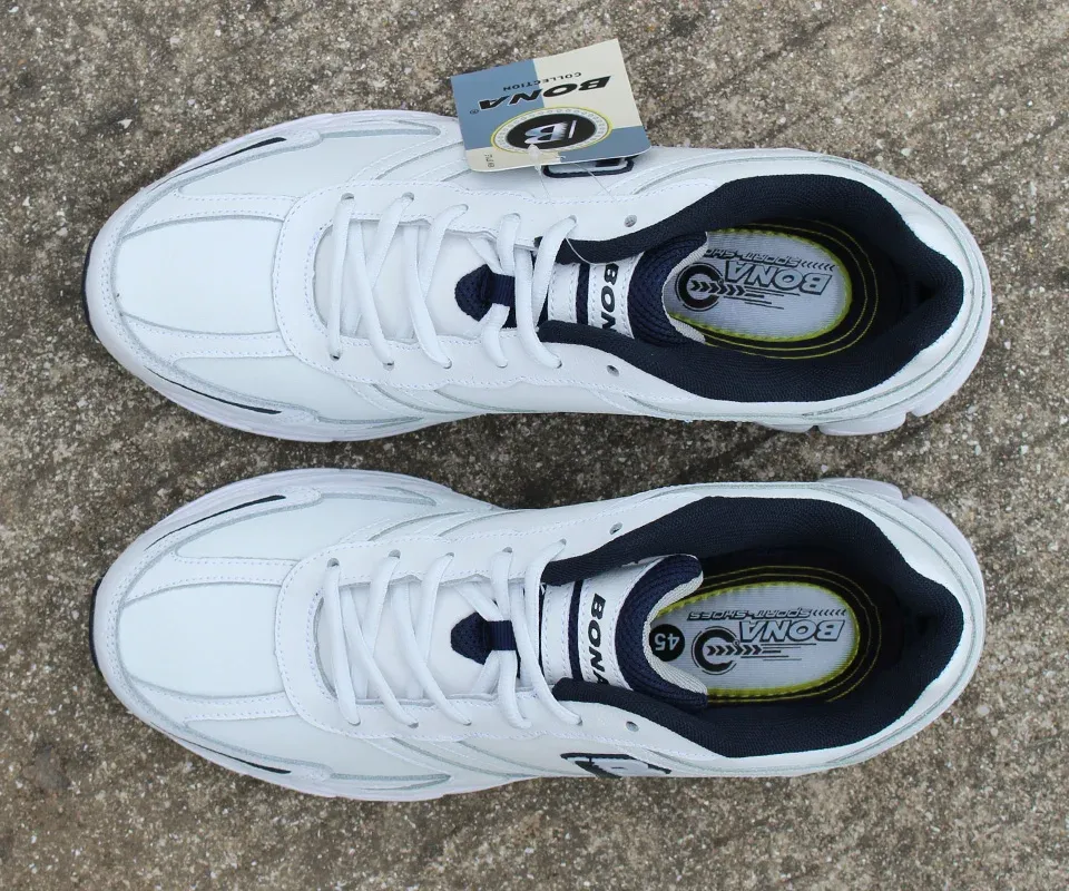 Baskets de course Bona à lacets pour homme, style polyvalent