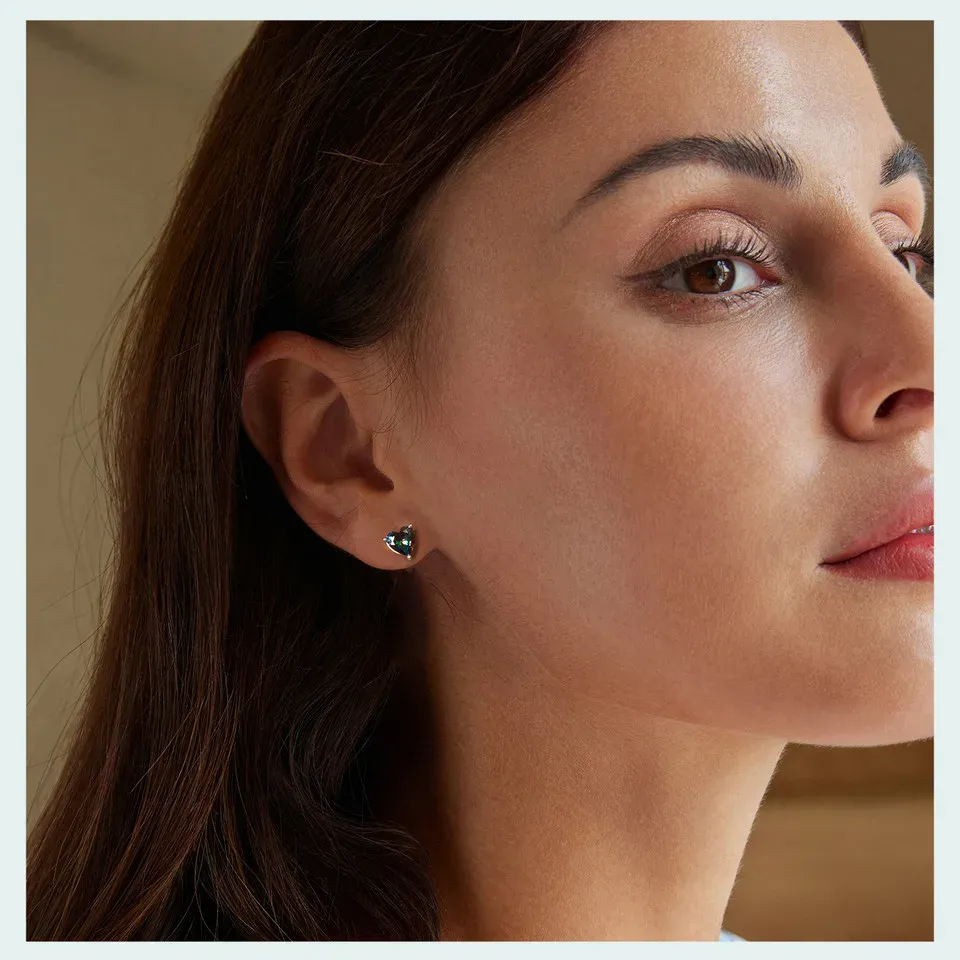 Boucles d’oreilles croix vintage en argent 925 Bamoer