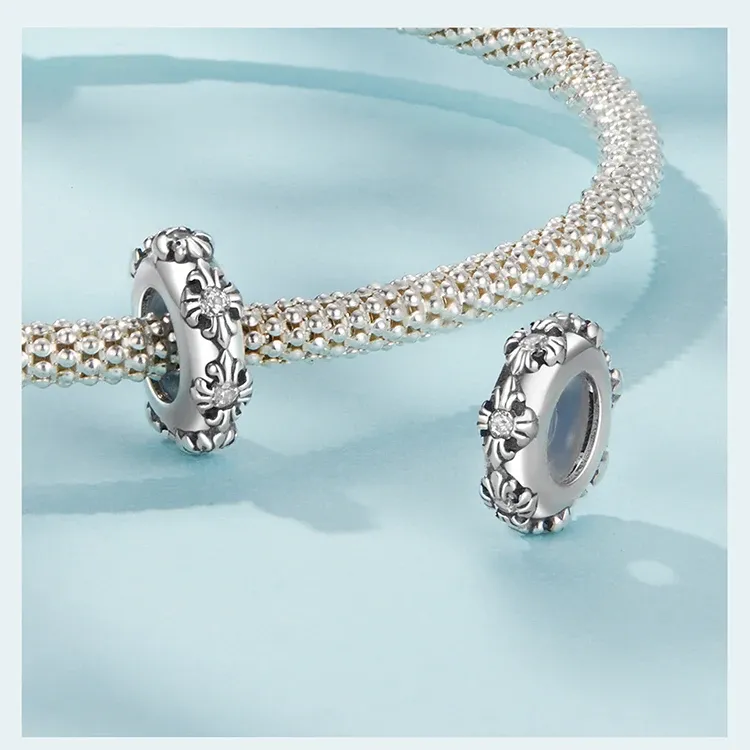 Charm religieux en argent 925 Bamoer pour bracelet