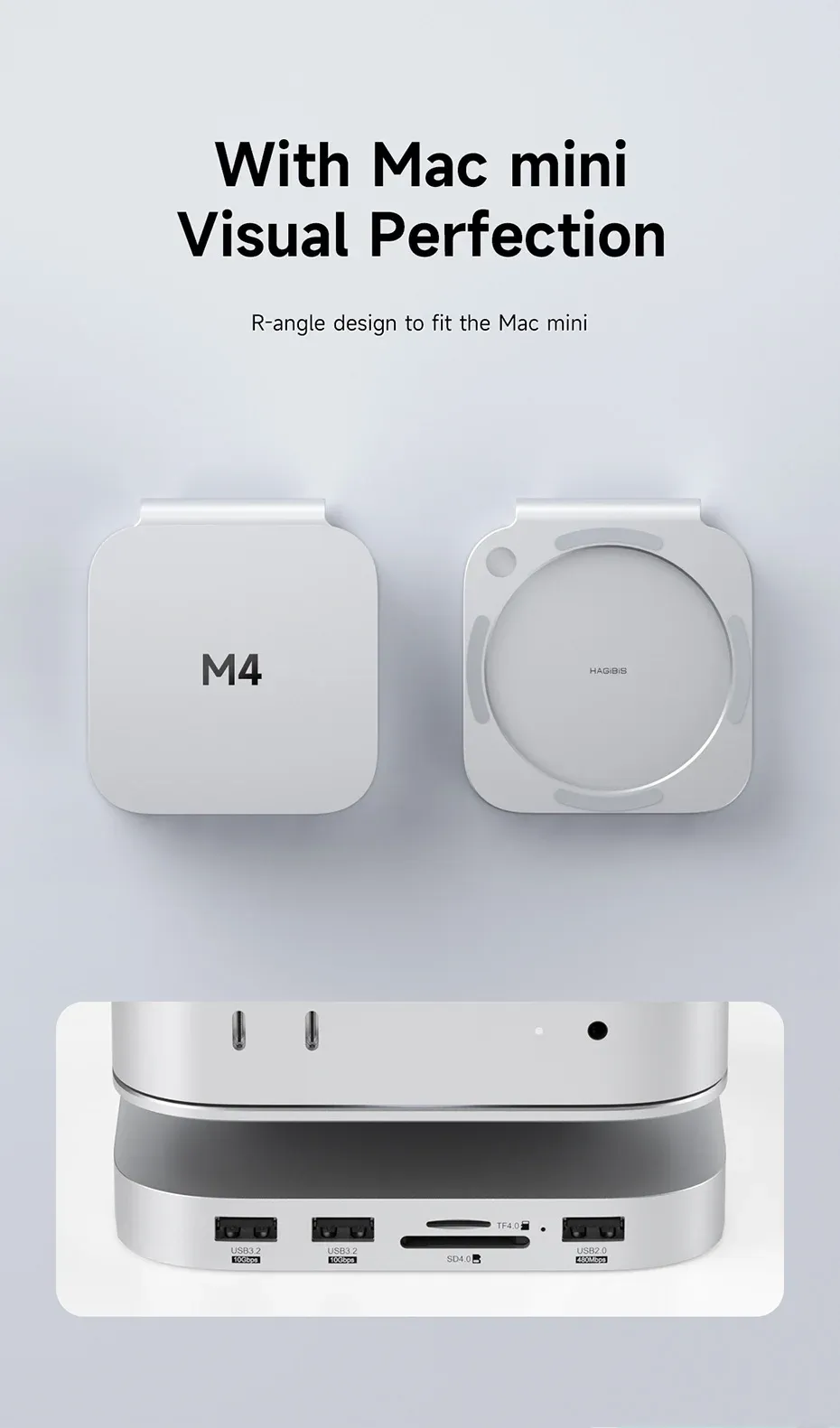 Station d’accueil USB-C Hagibis avec boîtier SSD M.2 et lecteur SD