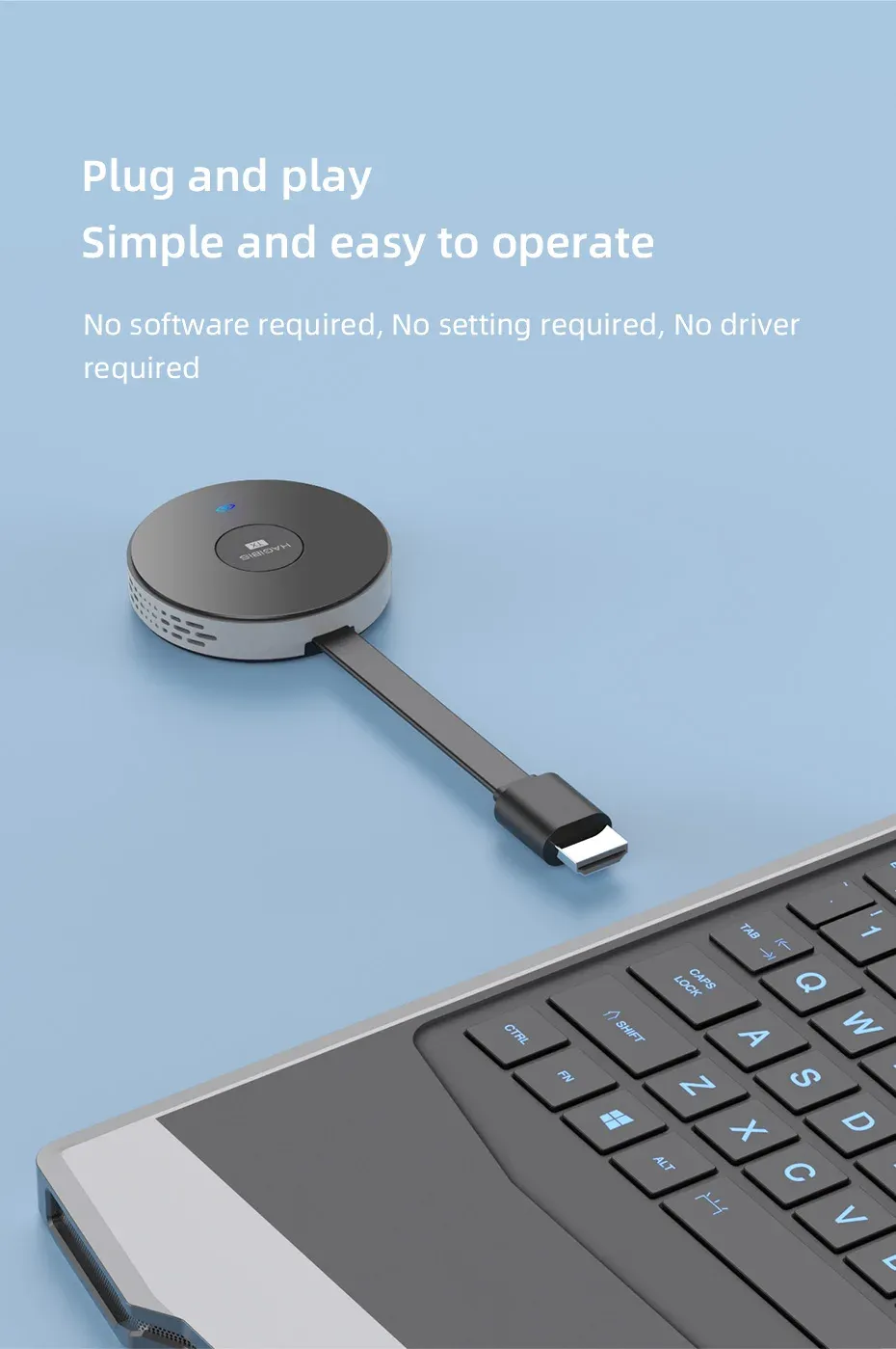 Hagibis G6W : transmetteur HDMI sans fil Full HD pour écran et projecteur