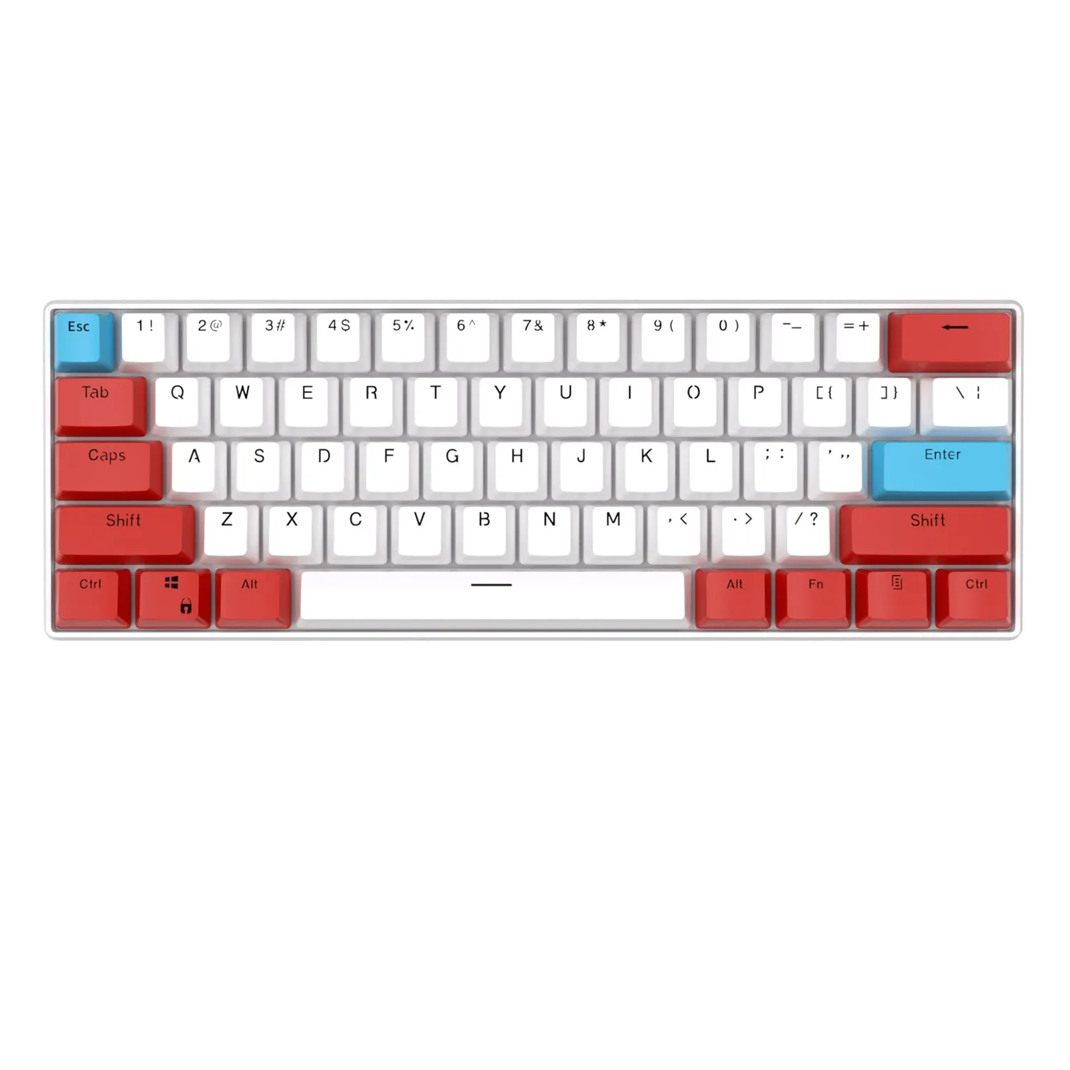 Jeu de touches RK61 en PBT bicolore pour clavier mécanique
