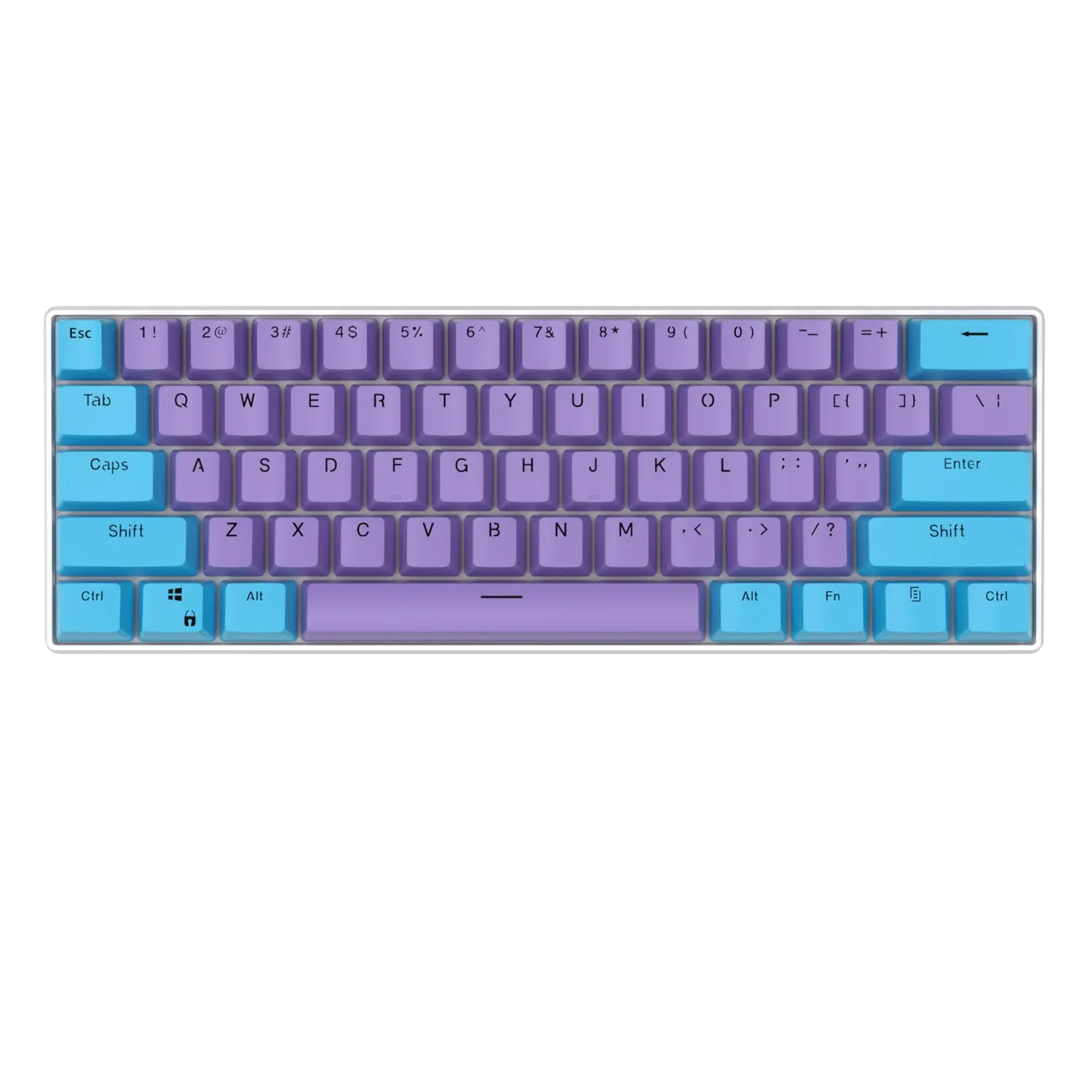 Jeu de touches RK61 en PBT bicolore pour clavier mécanique