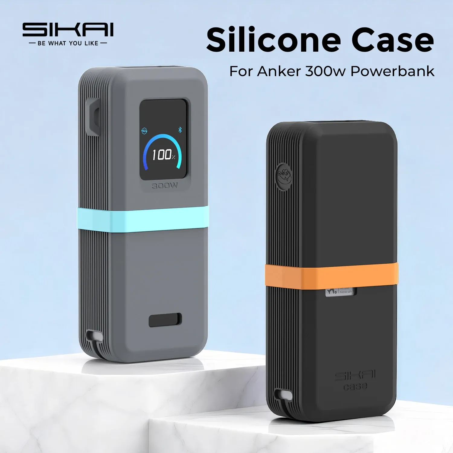 Housse antichoc en silicone pour batterie Anker 300 W