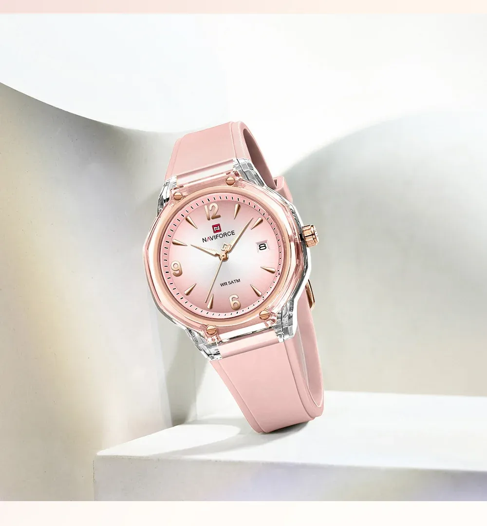 Montre femme NAVIFORCE NF6110 quartz lumineuse avec calendrier