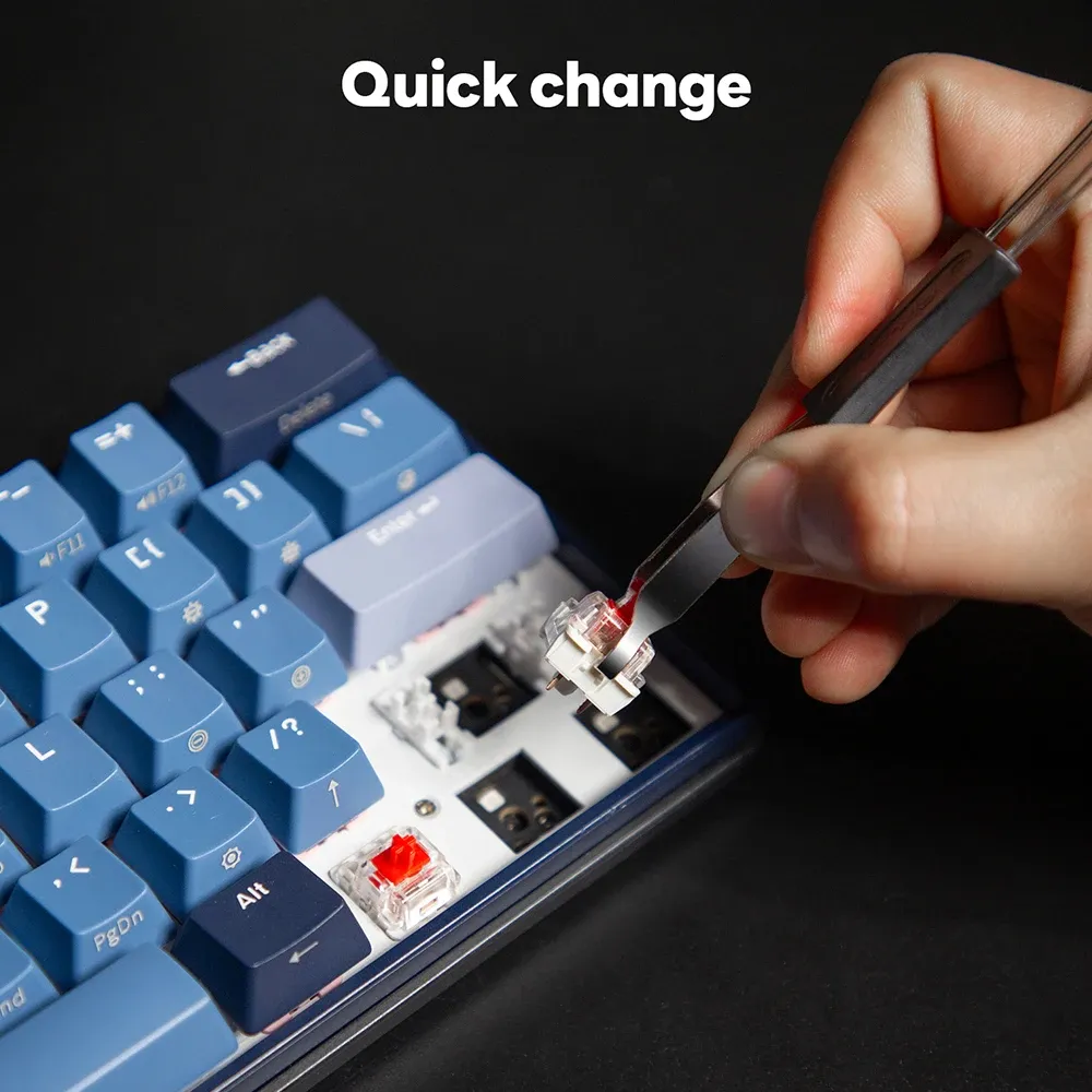 Interrupteurs mécaniques RK pour clavier hot-swap, clics et sensations au choix
