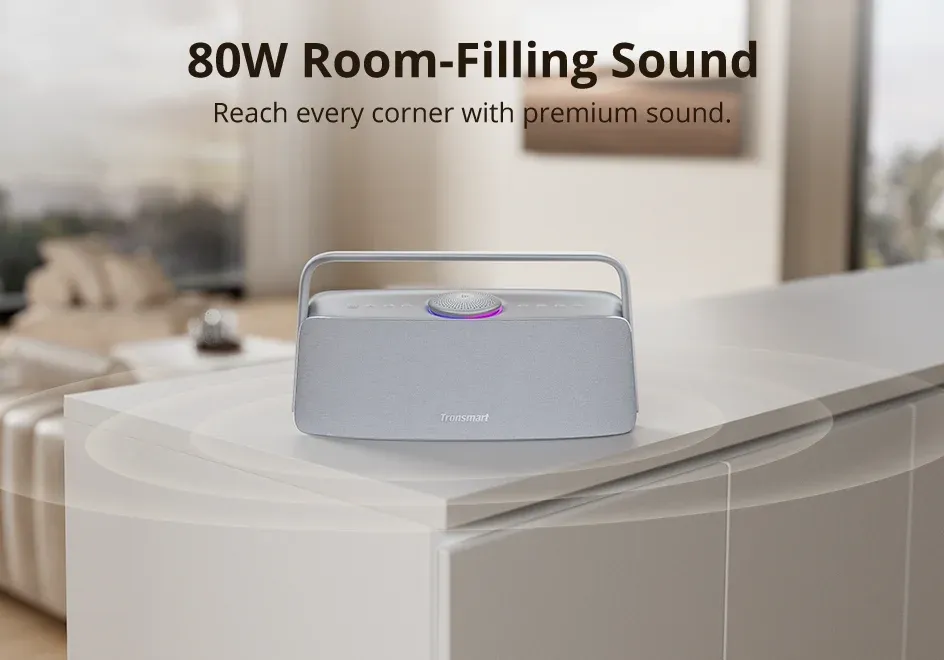 Tronsmart Fiitune X30 : enceinte Bluetooth Hi-Res 80 W IPX6