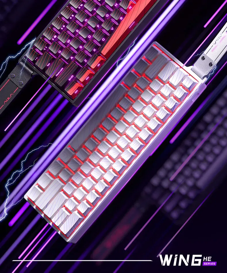 AULA WiN 60 : clavier magnétique 60 % filaire à réponse 8K