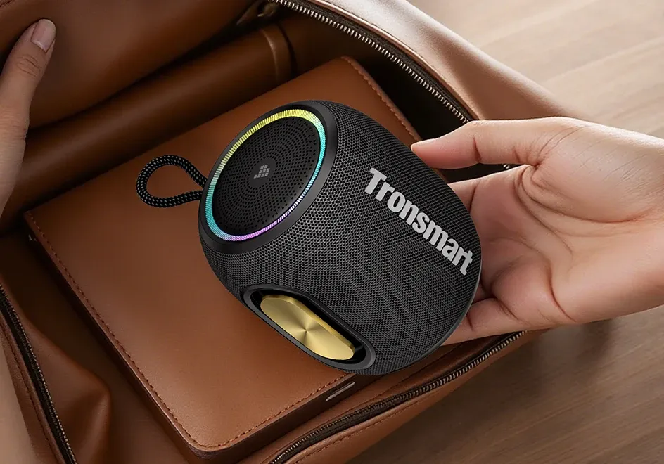 Tronsmart T8 Mini : enceinte Bluetooth 360° étanche avec contrôle APP