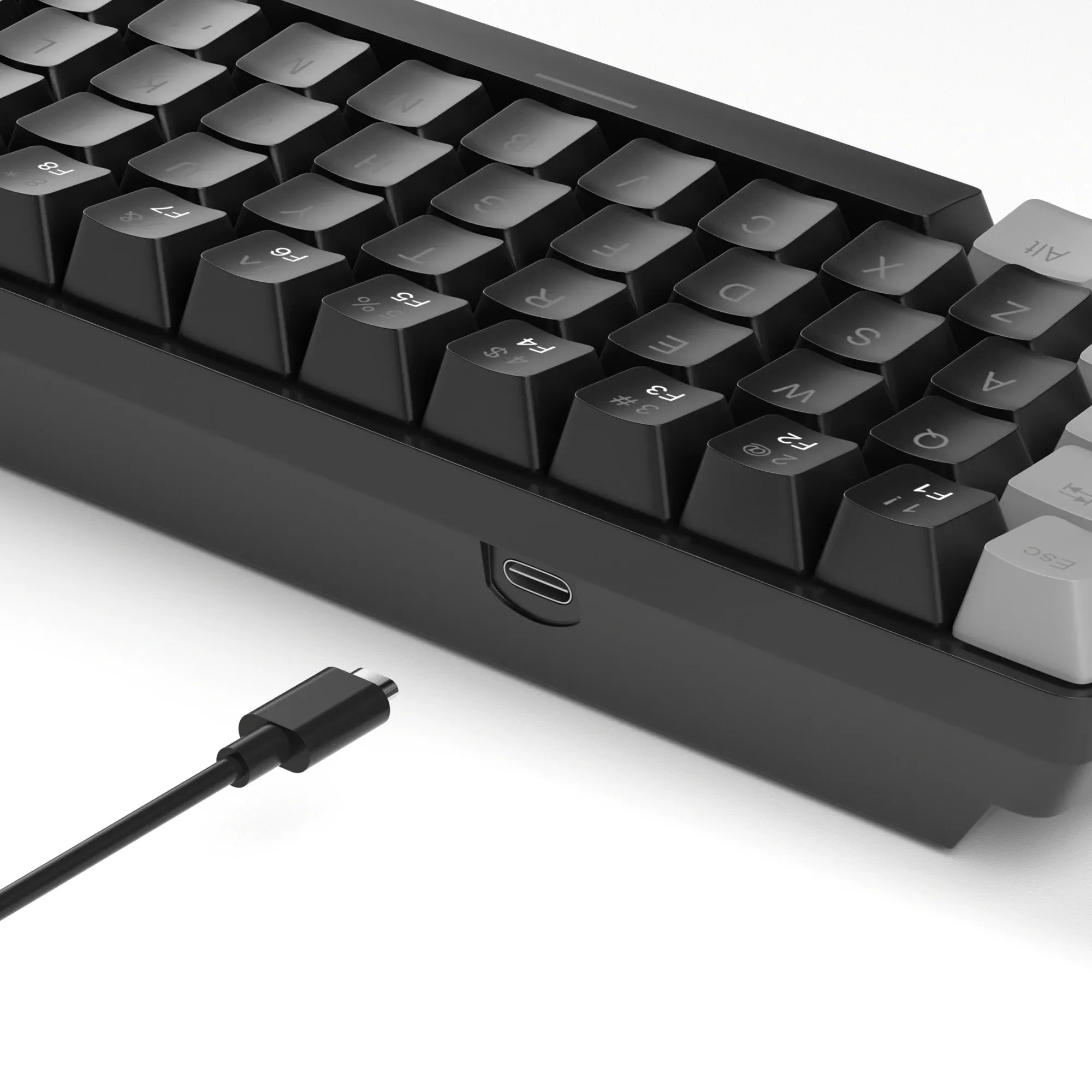 MageGee MK-Box 68 touches : clavier mécanique compact filaire à LED bleue