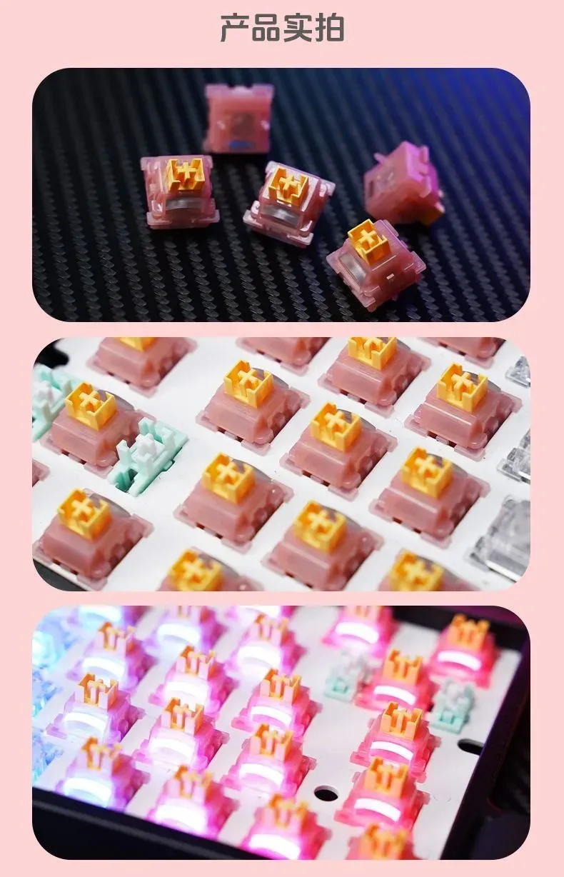 Interrupteurs magnétiques silencieux Peach Outemu pour clavier de jeu
