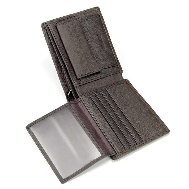 Mini portefeuille homme fin en PU avec porte-cartes