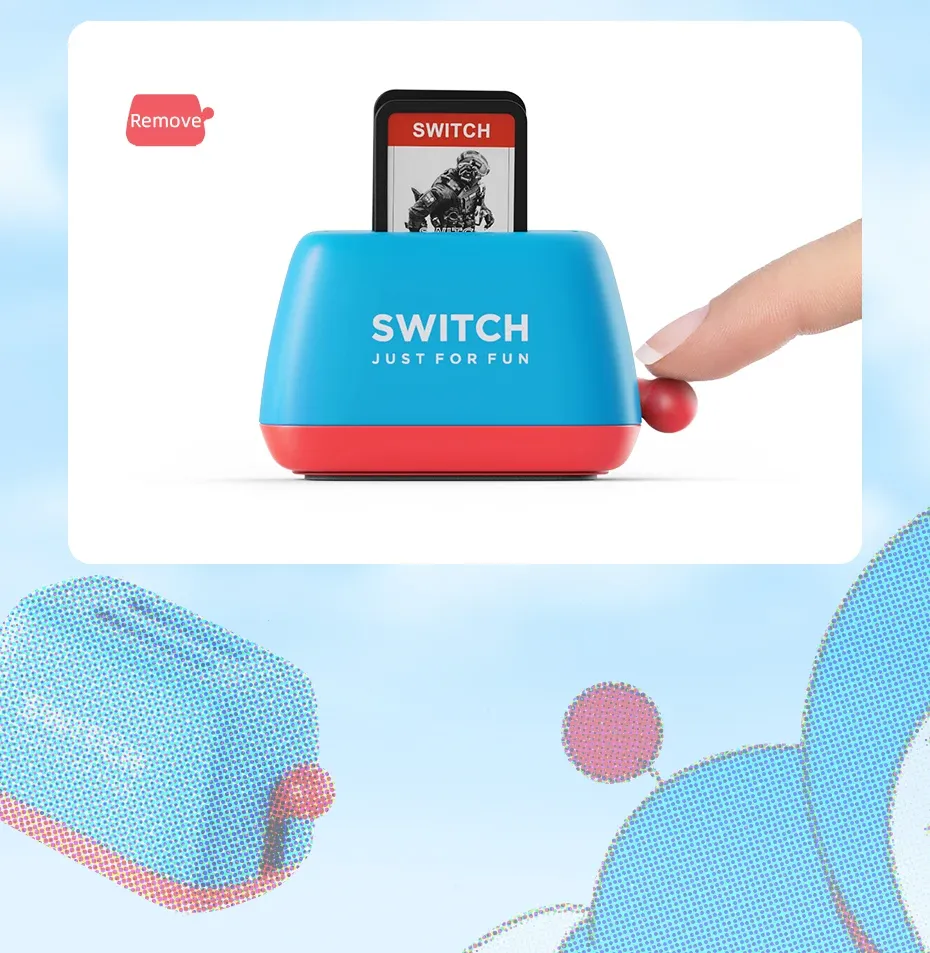 Étui porte-cartes Switch Hagibis motif toaster