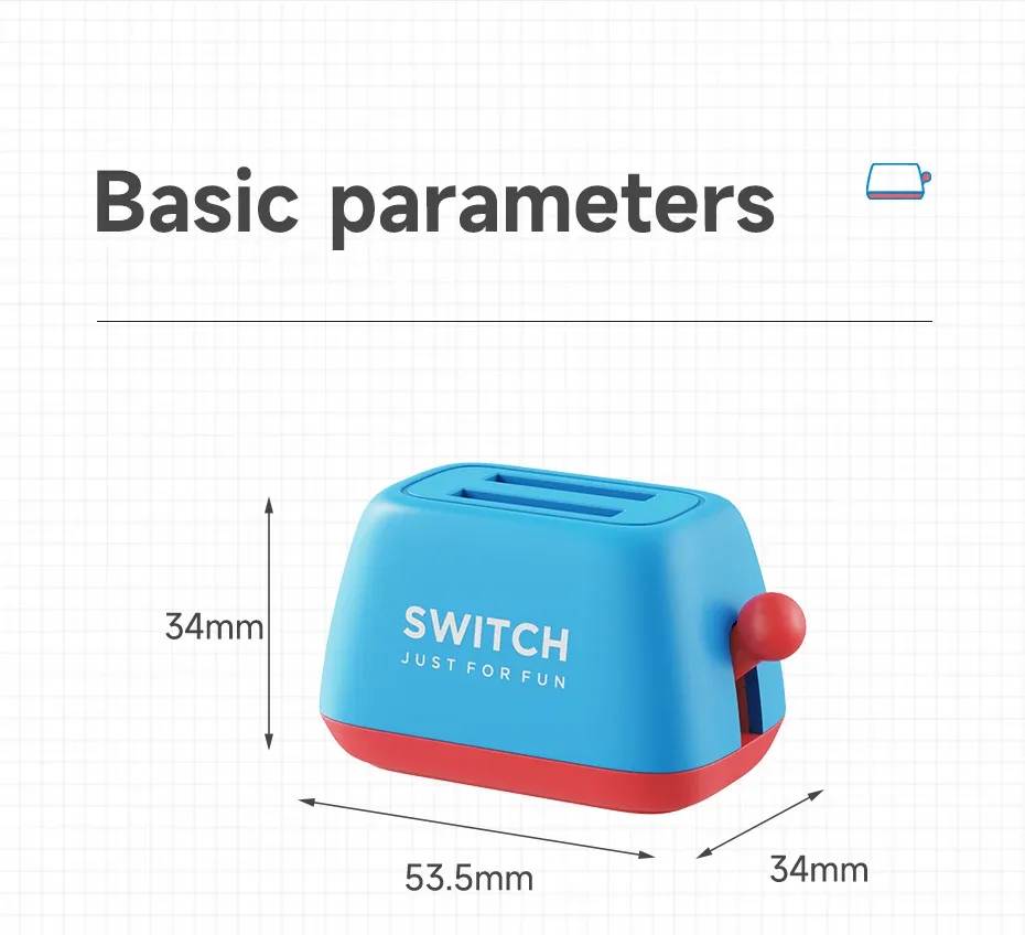Étui porte-cartes Switch Hagibis motif toaster