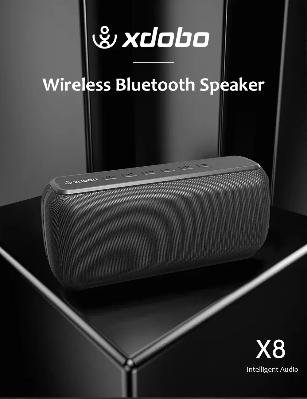 XDOBO X8 : enceinte Bluetooth portable 60 W étanche à basses renforcées