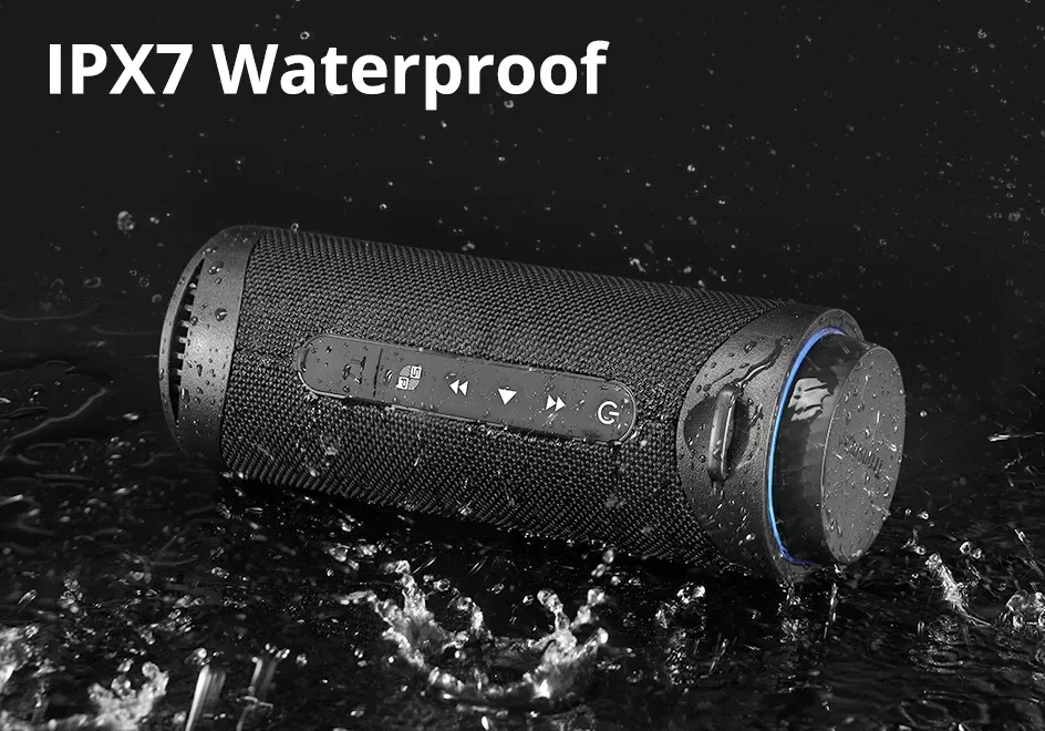 Tronsmart T7 : enceinte Bluetooth portable IPX7 à son équilibré et éclairage LED