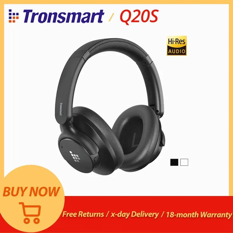 Tronsmart Sounfii Q20S : casque Bluetooth ANC à autonomie longue durée