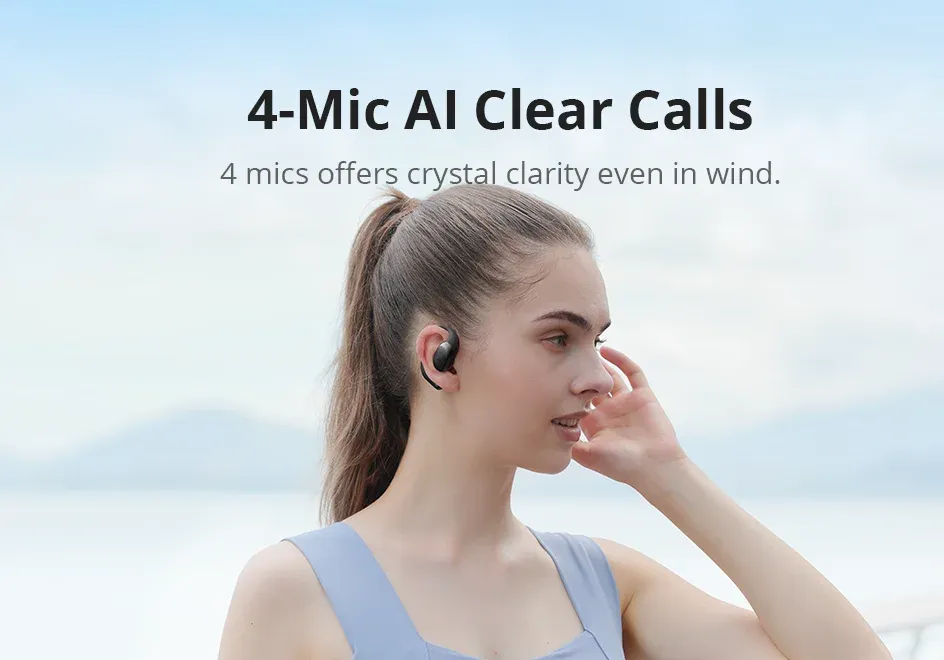 Tronsmart OpenFly 2 Pro : écouteurs à oreille ouverte pour sport et appels