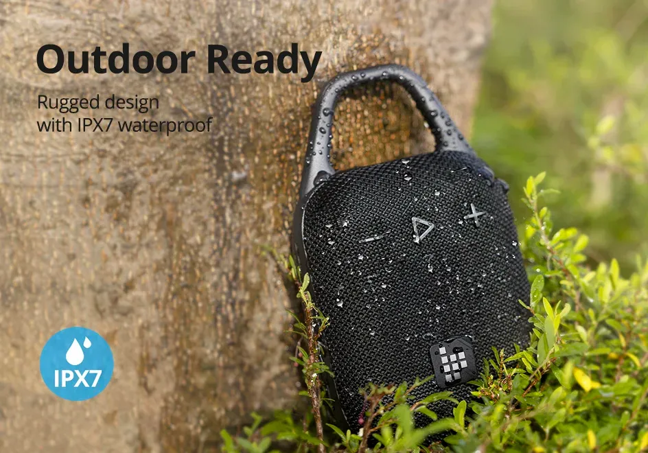 Tronsmart Mirtune H1 : enceinte Bluetooth portable étanche avec crochet