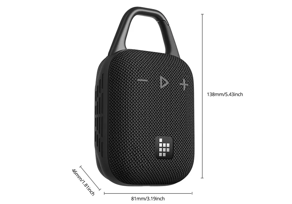 Tronsmart Mirtune H1 : enceinte Bluetooth portable étanche avec crochet