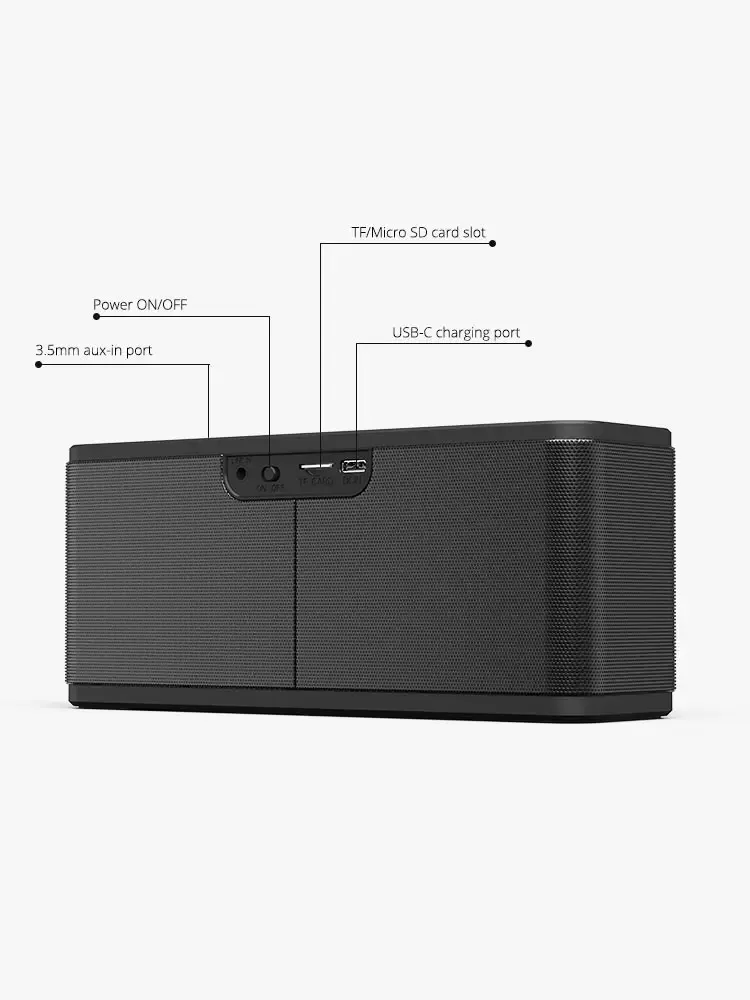 Tronsmart Mega : enceinte Bluetooth portable 40 W pour camping et usage nomade