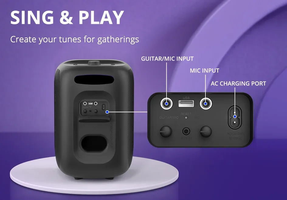 Tronsmart Halo 200 : enceinte de fête 120 W pour karaoké et extérieur
