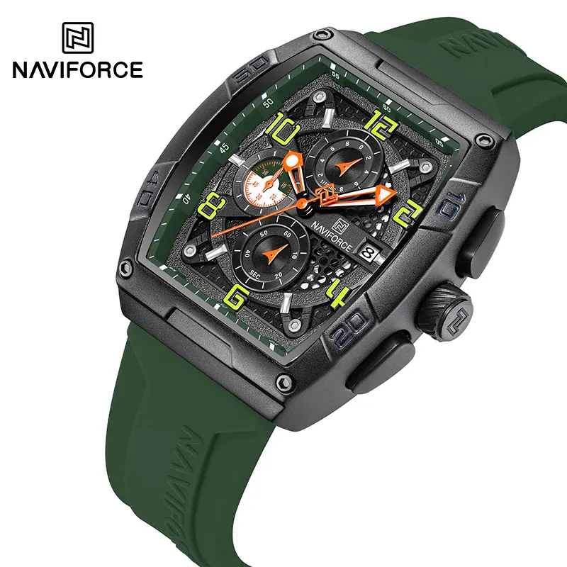 Montre NAVIFORCE NF8052 quartz sport à calendrier et chronographe