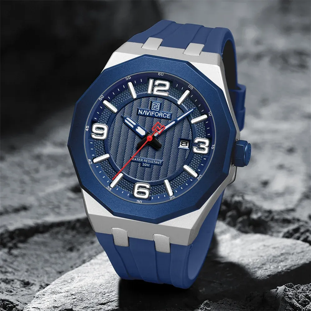 Montre NAVIFORCE NF8079 quartz grand cadran étanche