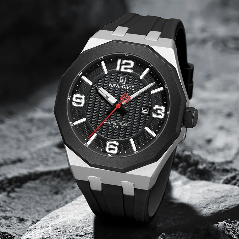Montre NAVIFORCE NF8079 quartz grand cadran étanche