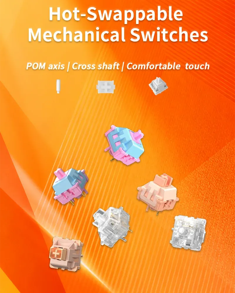 Interrupteurs linéaires 5 broches YINDIAO pour clavier hot-swap