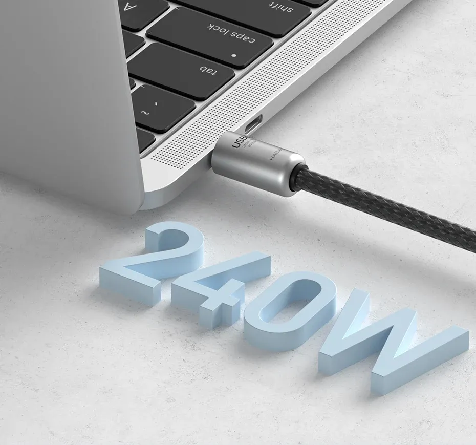 Câble porte-clés USB4 Hagibis 240 W 80 Gbit/s pour mobile et SSD