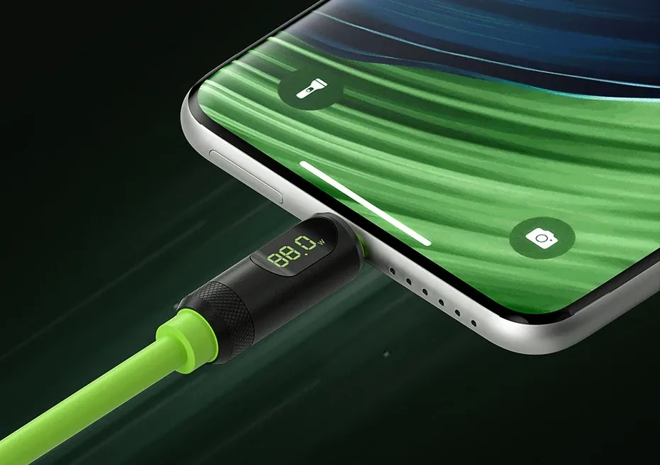 Câble USB-C Hagibis 240 W avec écran LED et 40 Gbit/s