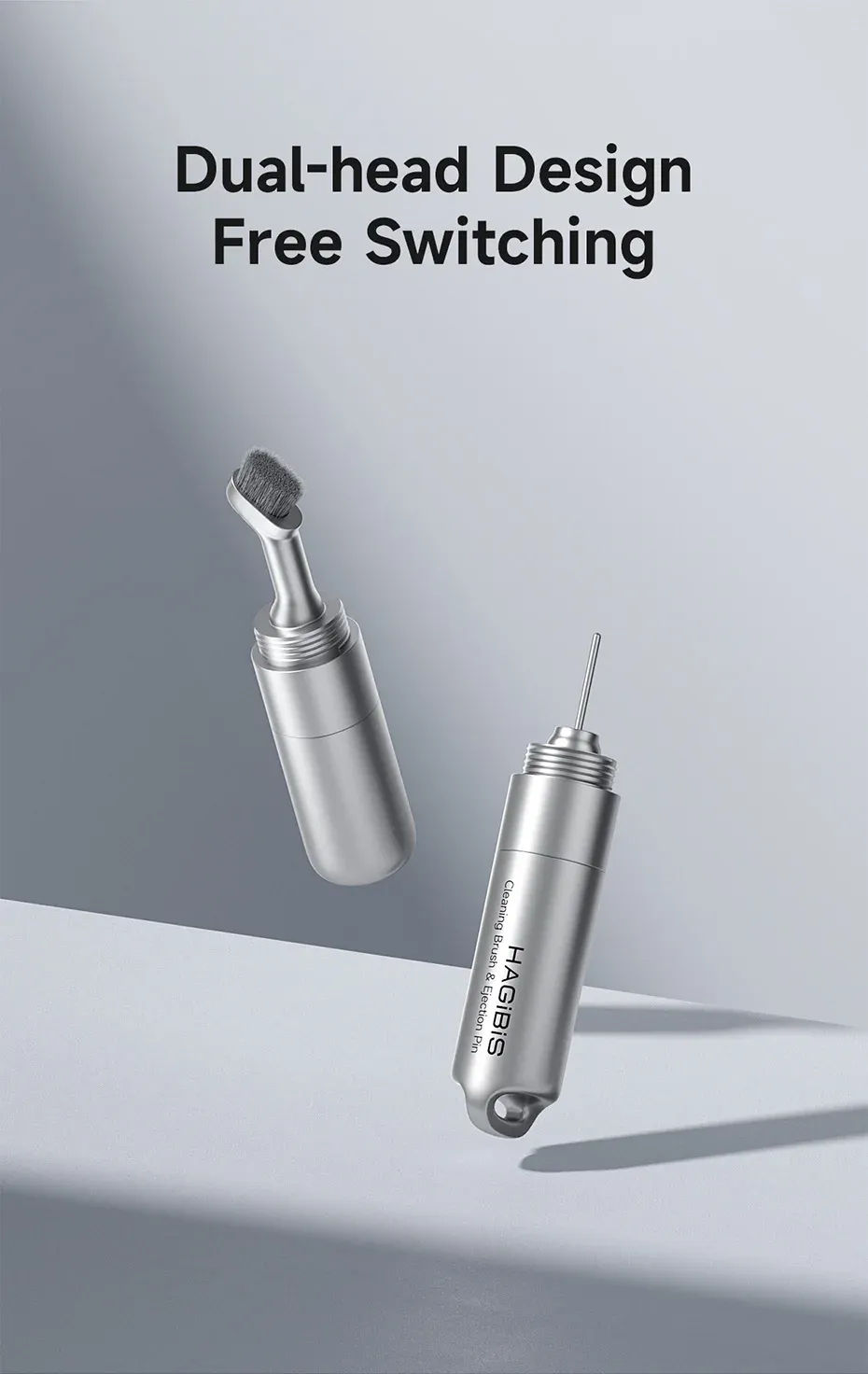 Kit Hagibis de nettoyage et éjection SIM 3-en-1 pour iPhone et AirPods