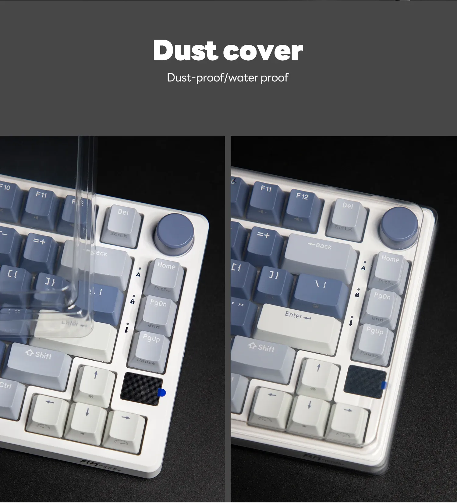 Clavier mécanique compact RK M75 tri-mode 81 touches RGB hot-swap