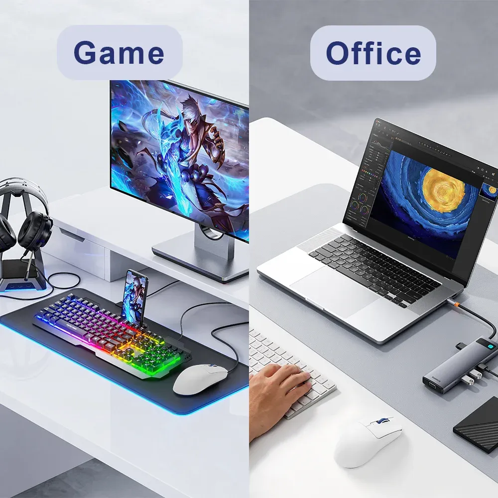 Souris tri-mode RK M30 ultra-légère 41 g pour jeu et bureautique