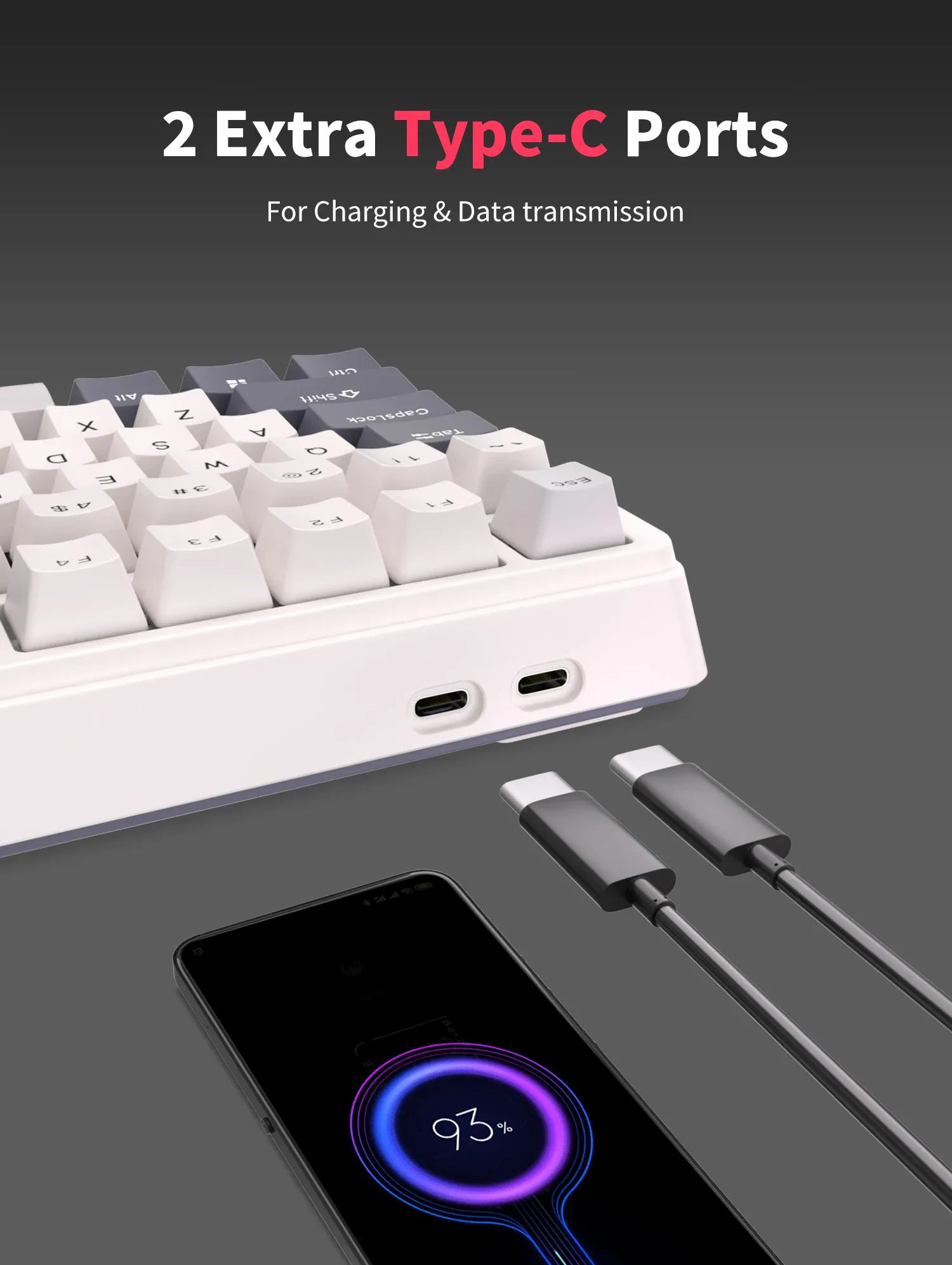 Royal Kludge H81 : clavier mécanique compact tri-mode à structure gasket