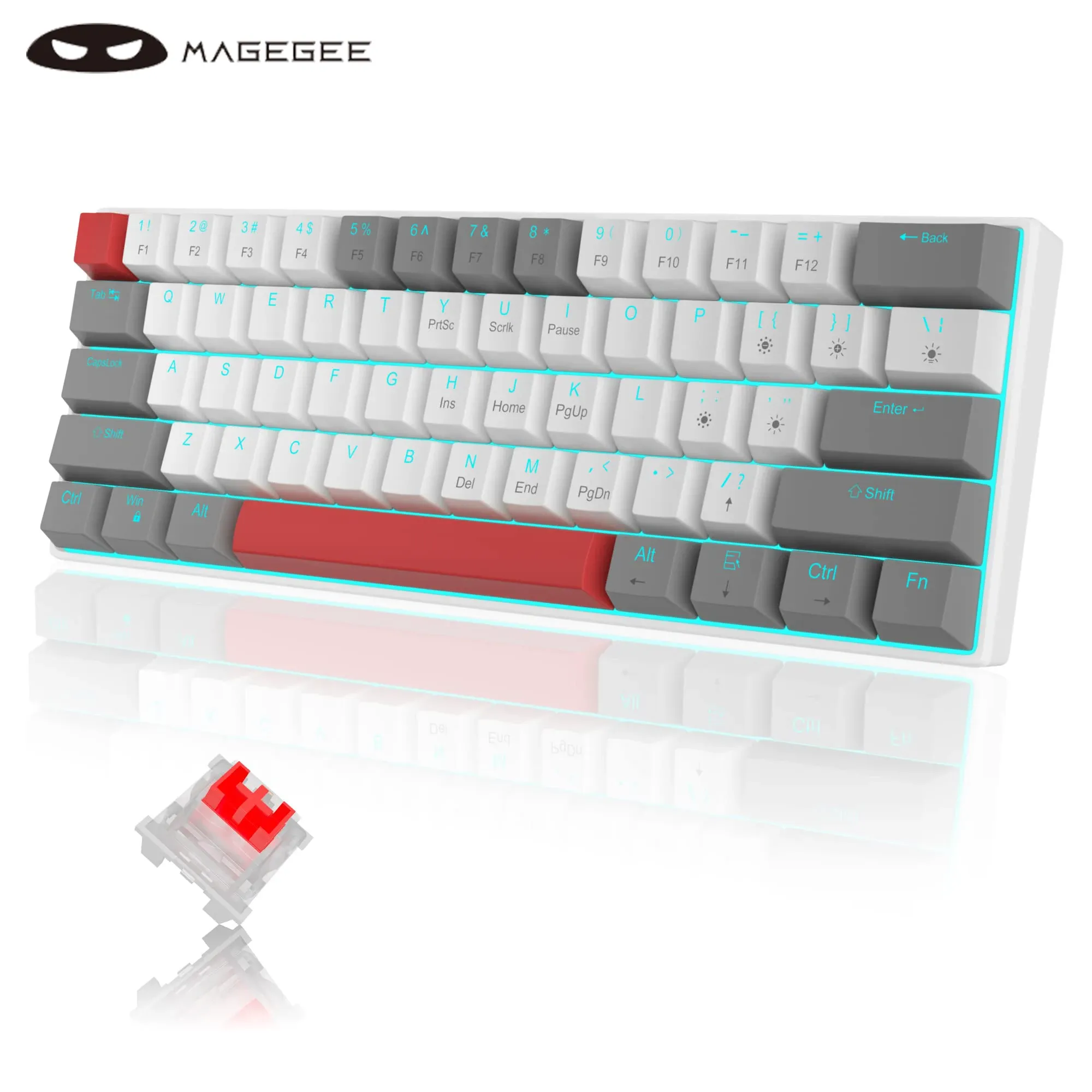 MageGee MK-Star61 : clavier mécanique filaire compact 61 touches