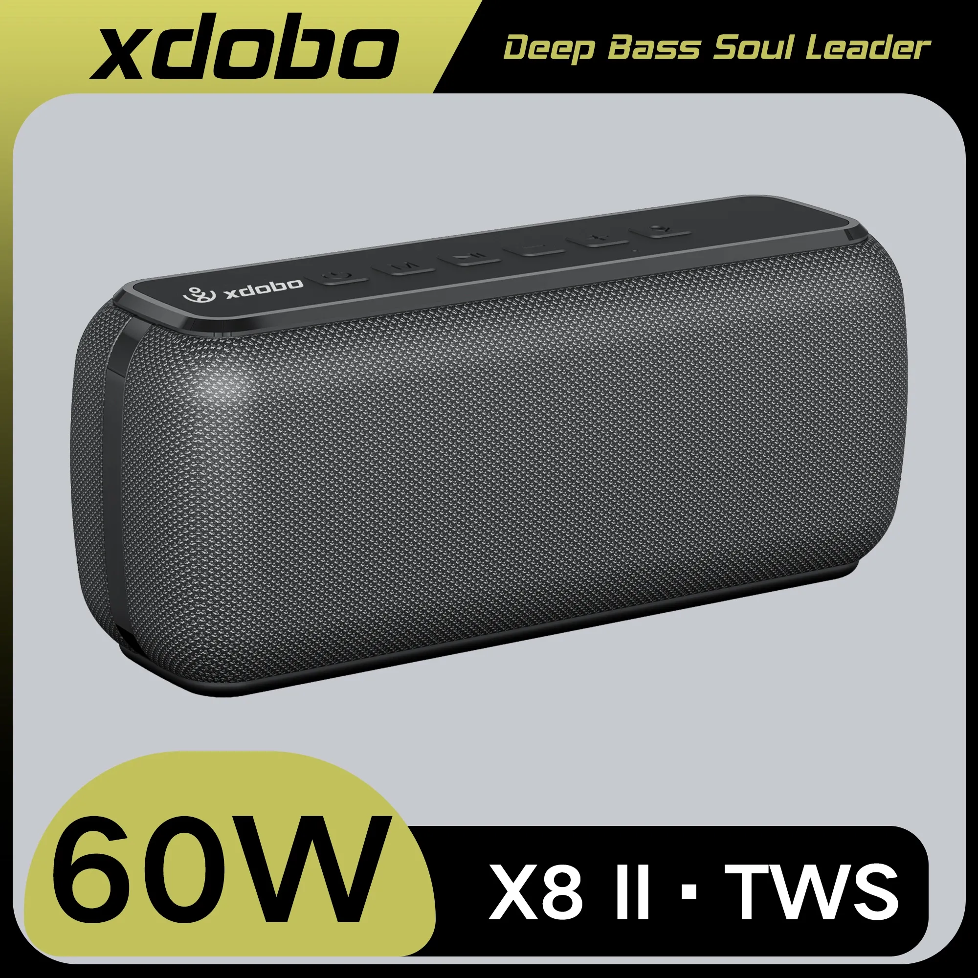 Enceinte Bluetooth portable XDOBO X8 60 W étanche à basses renforcées