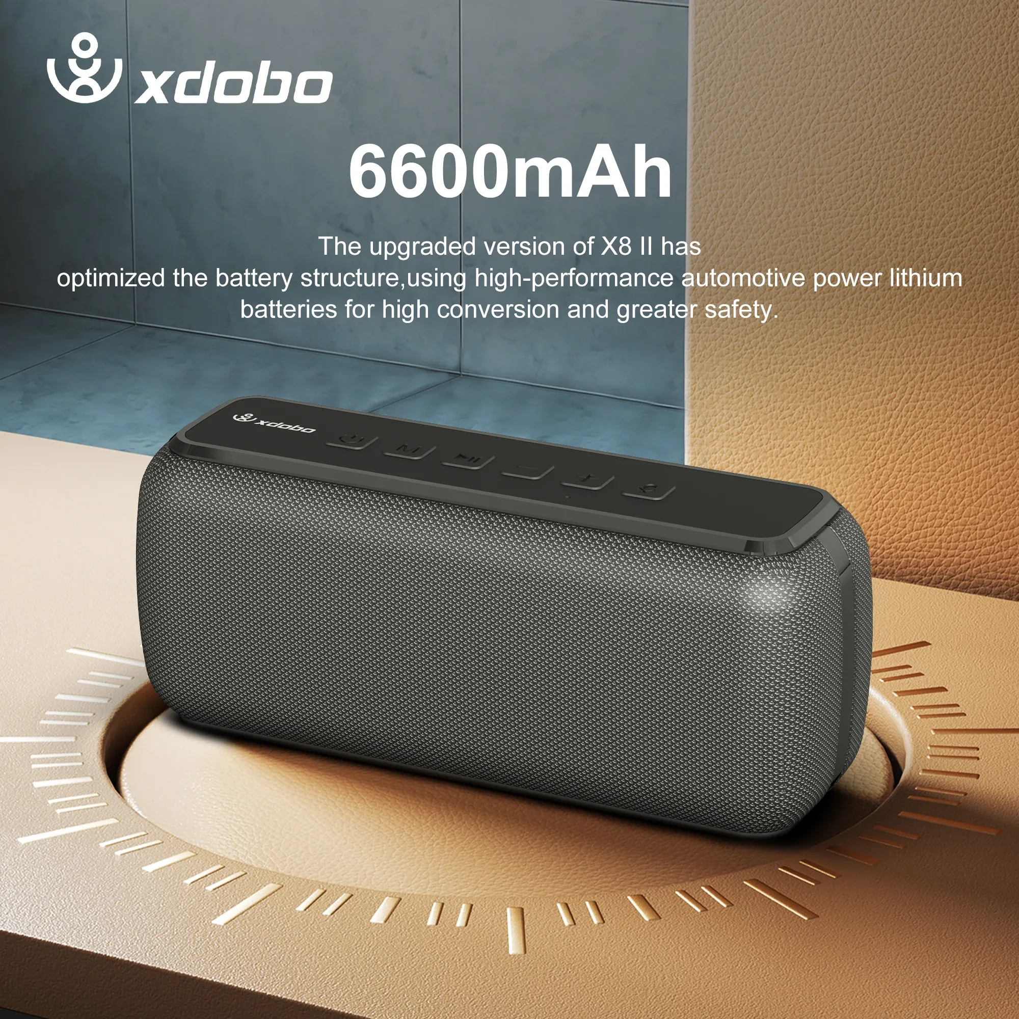 Enceinte Bluetooth portable XDOBO X8 60 W étanche à basses renforcées
