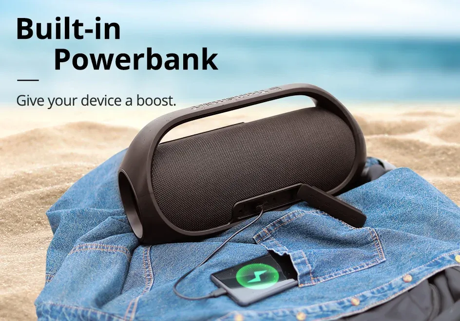 Enceinte portable Tronsmart Bang 60 W étanche pour l’extérieur