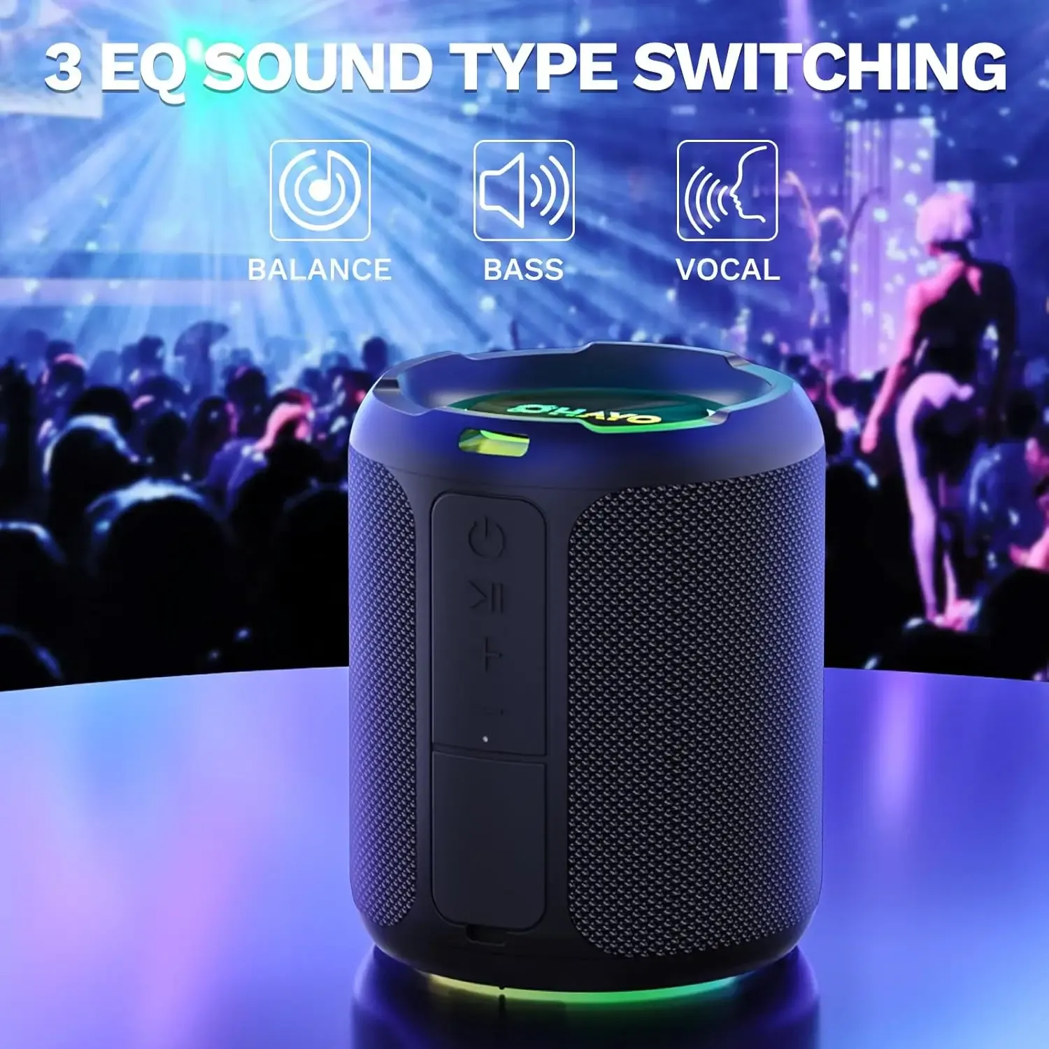 Enceinte Bluetooth Ohayo X3 40 W étanche IPX7