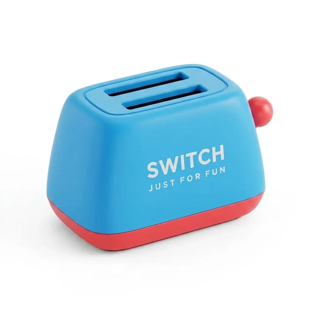Étui cartes Switch Hagibis motif grille-pain