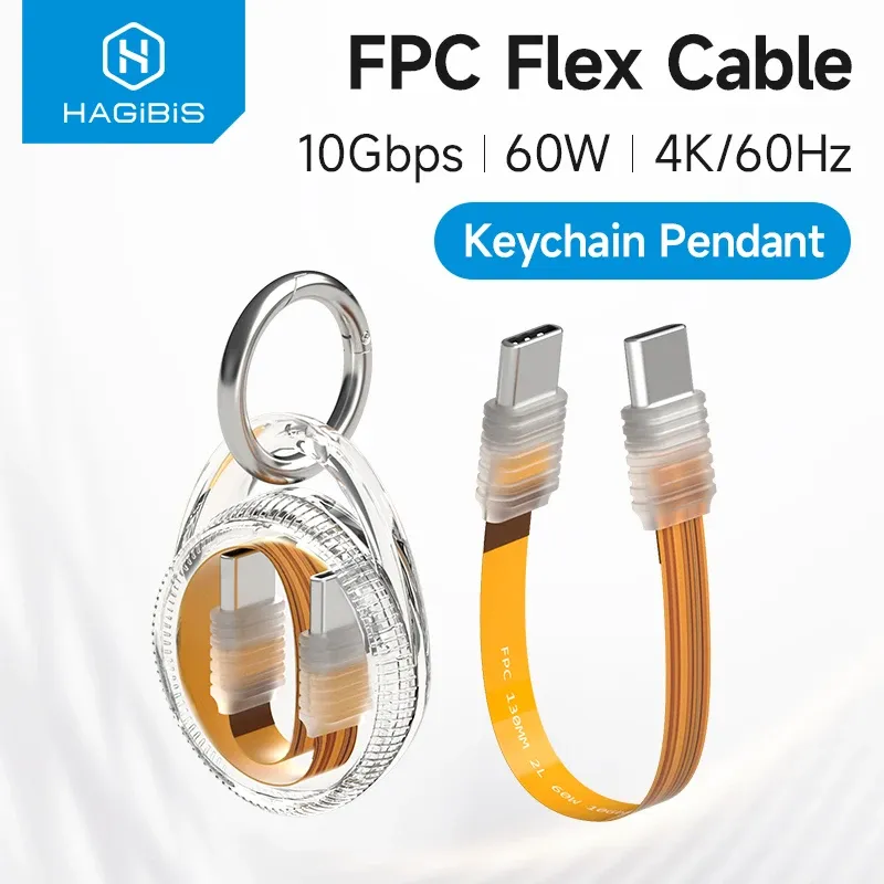 Câble porte-clés USB-C souple Hagibis pour charge et données
