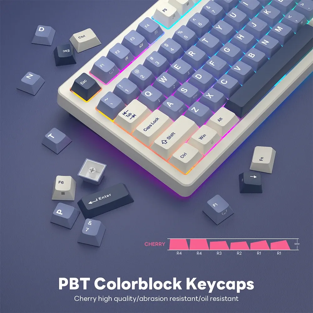 Royal Kludge S85 : clavier mécanique 75 % tri-mode hot-swap